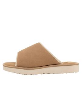 Sandalias UGG Goldencoast Strap Slide beige para hombre