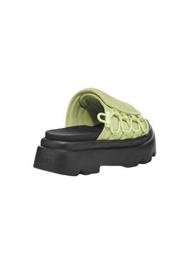 Sandalias UGG Callie Caterpillar verde y negro para mujer