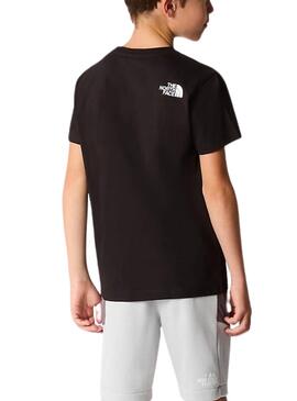Camiseta The North Face New Graphic Negro Niño