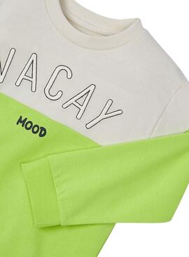 Sudadera Mayoral Vacay Verde Para Niño