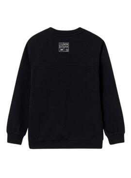 Sudadera Mayoral Bolsillo Negro Para Niño