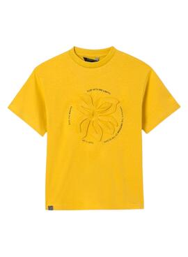 Camiseta Mayoral Embossed Amarillo Para Niño