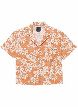 Camisa Vans Amstone Naranja Para Niña