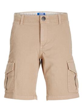 Bermudas Jack and Jones Joe Cargo Beige Niño
