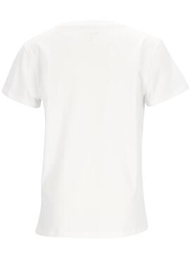 Camiseta Pepe Jeans Niggi Blanco Para Niña