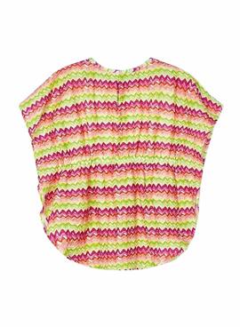 Caftán Mayoral Estampado Para Niña