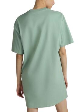 Vestido Vans Center Verde  Para Mujer