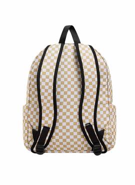 Mochila Vans Old Skool Check Amarillo Para Mujer