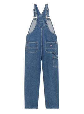 Peto Dickies Classic Denim Azul Para Mujer