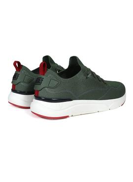 Zapatillas Walkin Pitas verdes Cue para hombre