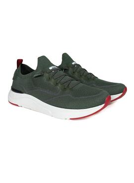 Zapatillas Walkin Pitas verdes Cue para hombre