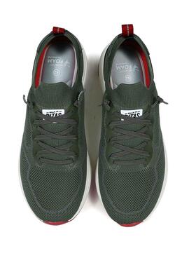 Zapatillas Walkin Pitas verdes Cue para hombre