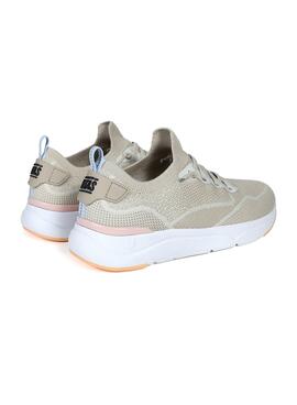 Zapatillas Walkin Pitas Cue beige para mujer