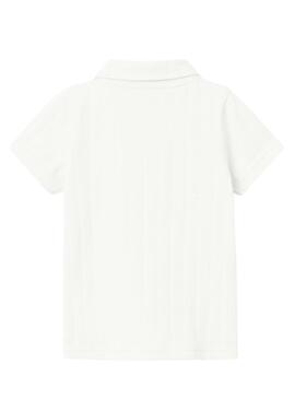 Polo Name It Fen Blanco Para Niño