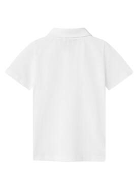 Polo Name It Valde Blanco Para Niño
