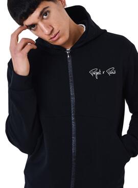 Sudadera Project x Paris Cremallera  Negro Para Hombre