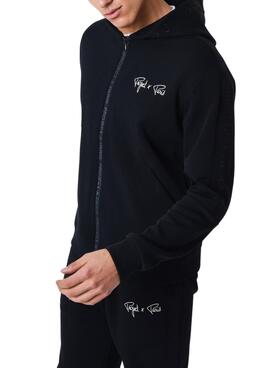 Sudadera Project x Paris Cremallera  Negro Para Hombre