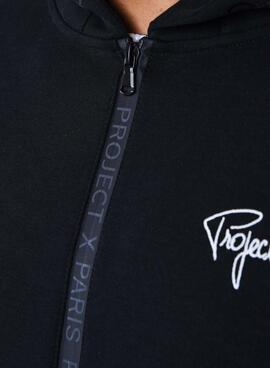 Sudadera Project x Paris Cremallera  Negro Para Hombre