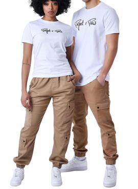 Pantalon Project x Paris Cargo Coupe Tostado  Para Hombre