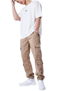Pantalon Project x Paris Cargo Coupe Tostado  Para Hombre