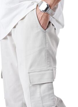 Pantalon Project x Paris PXP Cargo Blanco Para Hombre