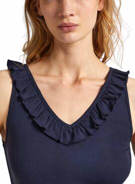 Camiseta Pepe Jeans Leire Azul Marino Para Mujer