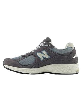 Zapatillas New Balance 2002 gris y azul para hombre