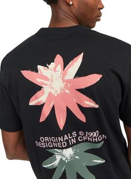 Camiseta Jack and Jones Tampa Negro Para Hombre