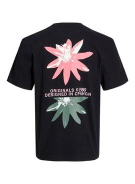 Camiseta Jack and Jones Tampa Negro Para Hombre