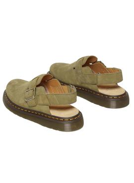 Zuecos Dr. Martens Jorge II Oliva Para Mujer