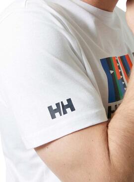 Camiseta Helly Hansen Shoreline Blanco Para Hombre