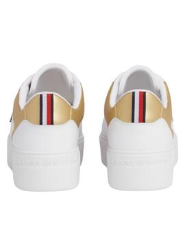 Zapatillas Tommy Hilfiger Platform Blanco Para Mujer