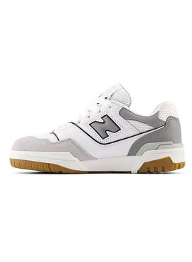 Zapatillas New Balance PSB550 gris para niño y niña