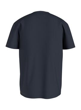Camiseta Tommy Jeans Spray Pop Marino Para Hombre