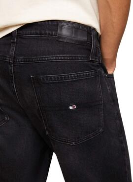 Bermudas Tommy Jeans Ronnie negras para hombre