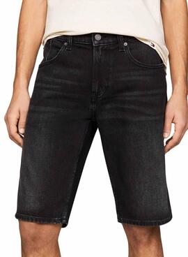 Bermudas Tommy Jeans Ronnie negras para hombre