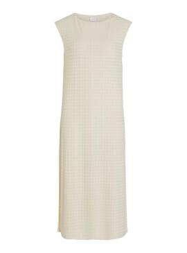 Vestido Vila Brenda Beige Para Mujer