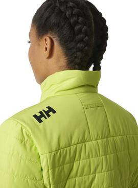 Cazadora Helly Hansen Crew Insulator Verde Para Mujer