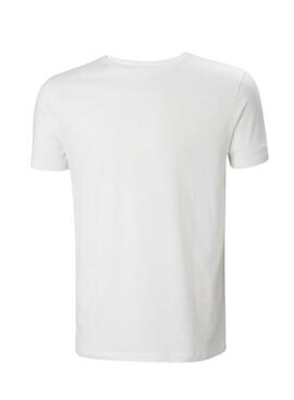 Camiseta Helly Hansen Shoreline Blanco Para Hombre