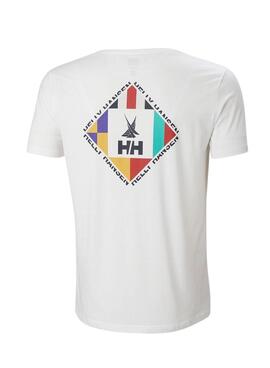 Camiseta Helly Hansen Shoreline Blanco Para Hombre