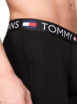 Pack 3 Calzoncillos Tommy Jeans Trunk Essential Negro Hombre