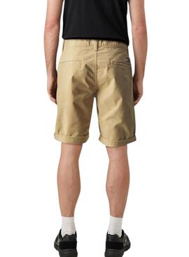 Bermudas Tommy Jeans beige: comodidad y estilo para hombre