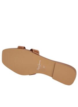 Sandalias Pepe Jeans Frida Marron Para Mujer