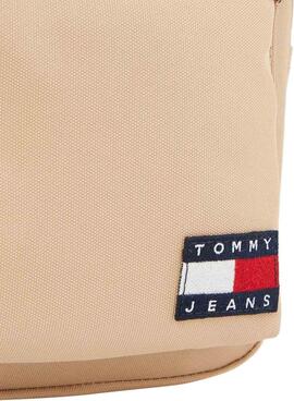 Bolso Tommy Jeans Daily Reporter Tostado Para Hombre