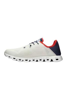 Zapatillas On Cloud 5 Blanco y Azul Para Hombre