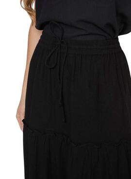 Falda Vila Anla Negro Para Mujer