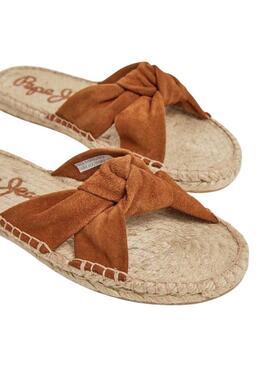 Sandalias Pepe Jeans Siva Marron Para Mujer