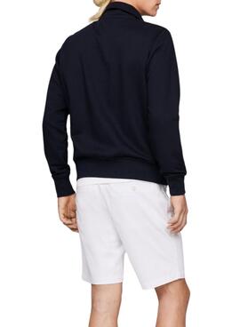 Sudadera Tommy Hilfiger Cremallera Marino Para Hombre