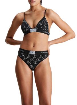 Sujetador Calvin Klein Unlined Triangle Negro