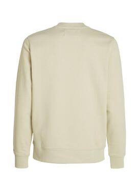 Sudadera Calvin Klein Embro Badge Verde Para Hombre
